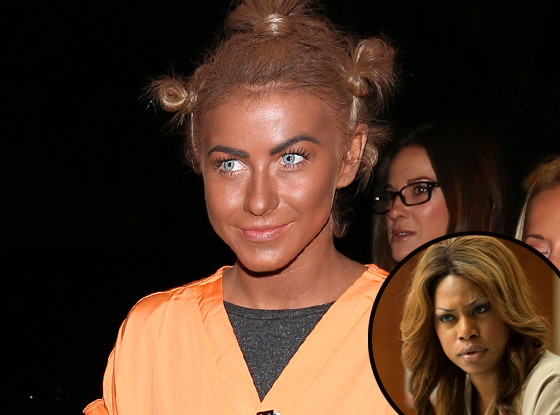 Julianne Hough, Laverne Cox, Orange is the New Black Julianne Hough, Laverne Cox, Orange is the New Black